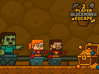 2 Player BlockMiner Escape