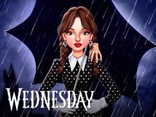 Celebrity Wednesday Addams Style