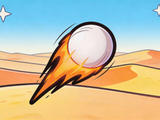Gliding over Dunes